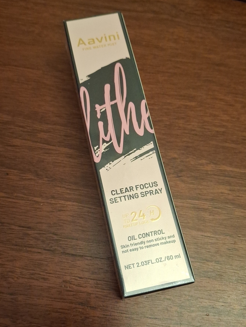 Aavini Clear Focus Setting Spray 60ml New Sealed Box